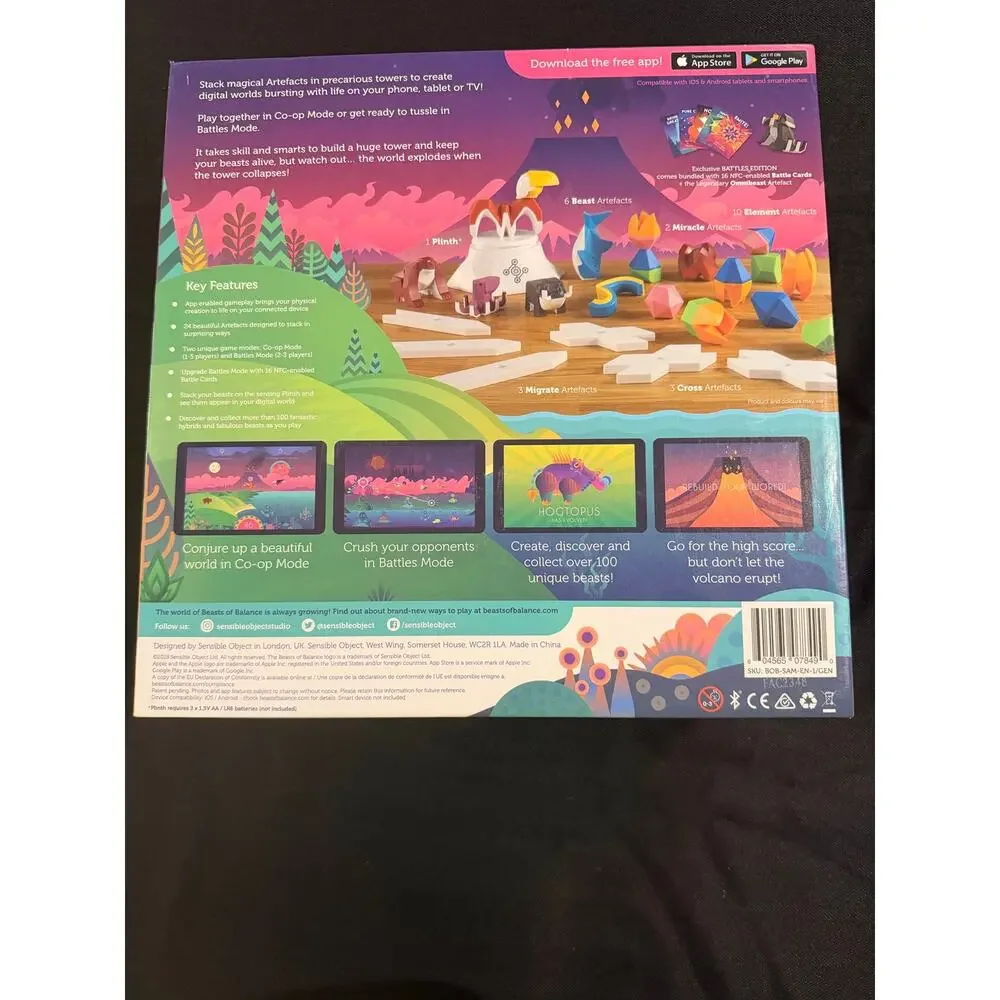 Beasts of Balance Battles Edition App Connected Stacking Game Complete